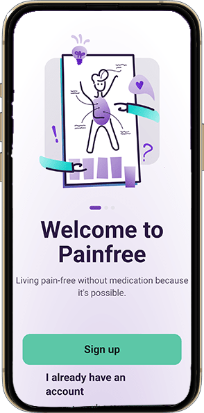 Person using PainVR box for mobile for pain management training