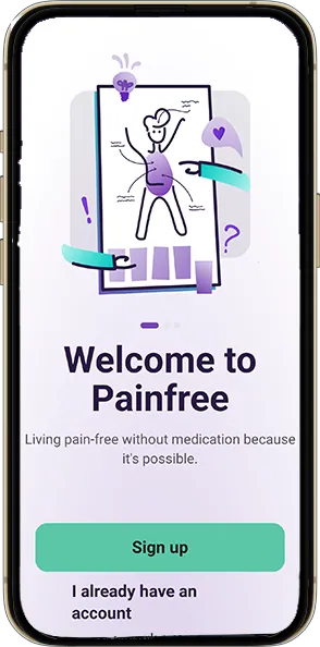 Person using PainVR box for mobile for pain management training